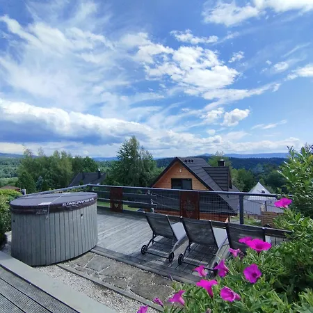 Lejlighed Sloneczny Chelm - W Gorach, Prywatna Sauna Jacuzzi Balia W Cenie, Spa, Grill, Stok Narciarski Myslenice, Sciezki Rowerowe, Rzeka Raba, Widok Na Tatry Myślenice